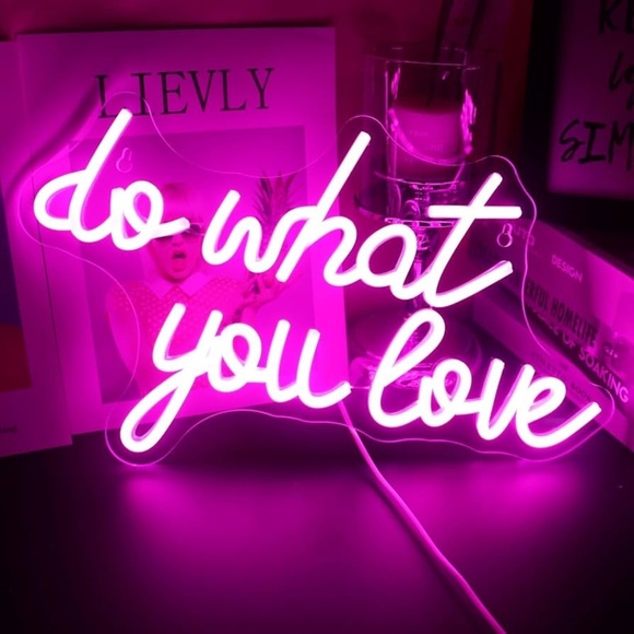 Do what you love neon mood sign - Picture 1 of 3